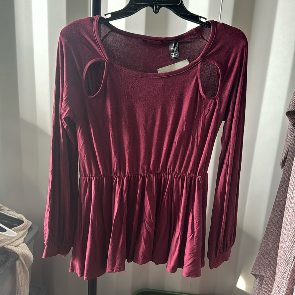 Bke peplum top🤝